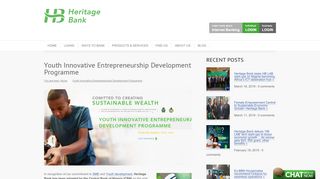
                            4. Youth Innovative Entrepreneurship ... - Heritage Bank Plc