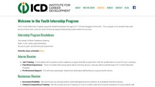 
                            2. Youth Internship Program - ICD Institute for Career Development
