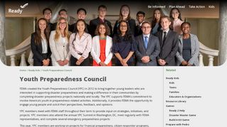 
                            4. Youth Preparedness Council | Ready.gov