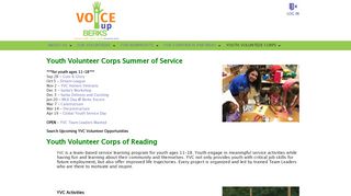 
                            6. Youth Volunteer Corps - VOiCEup Berks