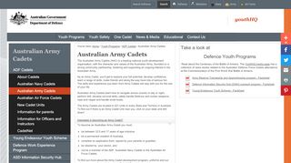 
                            5. YouthHQ - Australian Army Cadets - Defence Youth