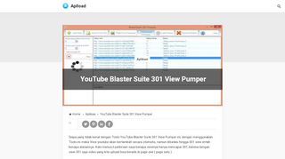 
                            2. YouTube Blaster Suite 301 View Pumper - aplload.blogspot.com