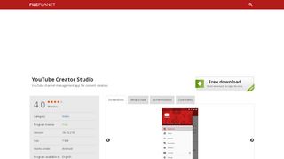 
                            8. YouTube Creator Studio (APK) - Free Download