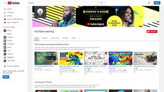 
                            5. YouTube Learning - YouTube