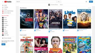 
                            9. YouTube Movies - YouTube