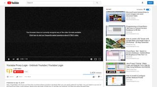 
                            3. Youtube Proxy Login - Unblock Youtube | Youtube Login