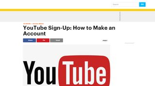 
                            9. YouTube Signup: How to Make an Account - Lifewire