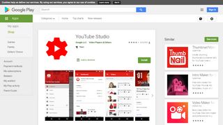 
                            5. YouTube Studio - Apps on Google Play