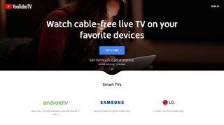 
                            8. YouTube TV - Supported Devices