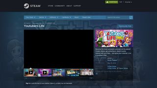 
                            4. Youtubers Life on Steam - store.steampowered.com