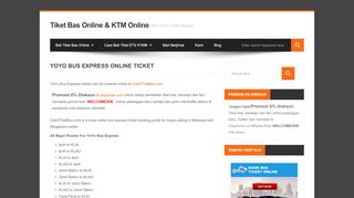 
                            8. YoYo Bus Express Online Ticket | Tiket Bas Online …
