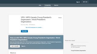 
                            8. YPO / WPO Canada (Young President's Organization / World ...