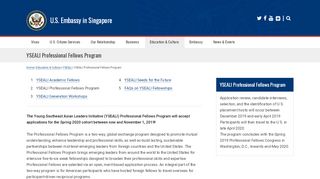 
                            5. YSEALI Professional Fellows Program | U.S. Embassy in ...