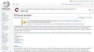 
                            3. YTI Career Institute - Wikipedia