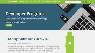 
                            7. Yubico Developers
