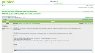 
                            8. Yubico Forum • View topic - [HOW TO] - [Linux / …