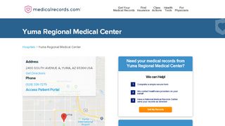 
                            8. Yuma Regional Medical Center | MedicalRecords.com