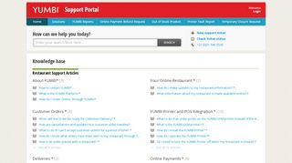 
                            8. Yumbi - Support : Support Portal