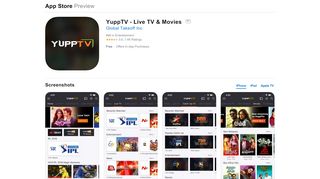 
                            5. ‎YuppTV - Live TV & Movies on the App Store
