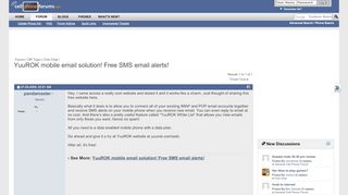 
                            8. YuuROK mobile email solution! Free SMS email alerts!