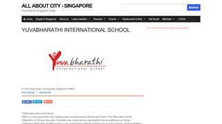 
                            9. Yuvabharathi International School - ALL ABOUT CITY - SINGAPORE