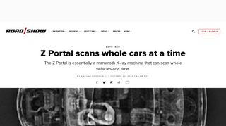 
                            9. Z Portal scans whole cars at a time - Roadshow - Cnet