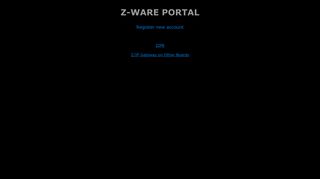 
                            3. Z-Ware Portal