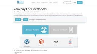 
                            7. Zaakpay Developers Section - pay.mobikwik.com