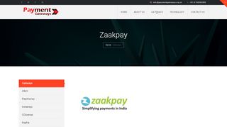 
                            3. Zaakpay Payment Gateway