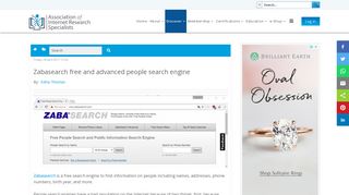
                            6. Zabasearch free and advanced people search engine