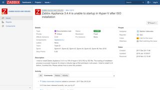 
                            7. Zabbix Appliance 3.4.4 is unable to startup in Hyper …