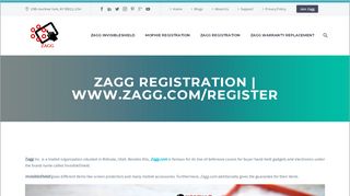 
                            3. Zagg Registration | www.zagg.com/register - ZAGG