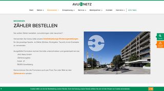 
                            4. Zähler bestellen : AVU Netz