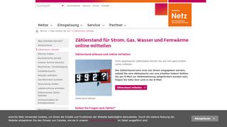 
                            10. Zählerstand für Strom, Gas, Wasser und …