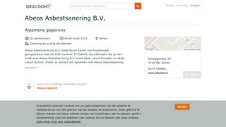 
                            8. Zakelijke informatie Abeos Asbestsanering B.V. Almen - …