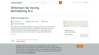 
                            7. Zakelijke informatie Willemsen-De Koning …