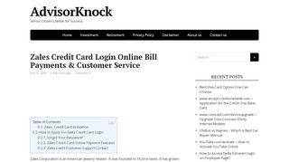 
                            9. Zales Credit Card Login - Pay Bills Online & Customer Service