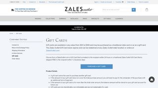 
                            7. Zales Outlet Gift Cards | Zales Outlet