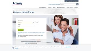 
                            5. Zaloguj / zarejestruj się | Amway