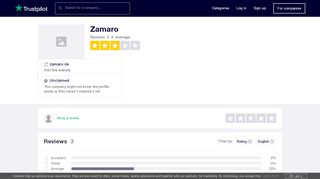 
                            6. Zamaro Reviews | Read Customer Service Reviews of zamaro.de