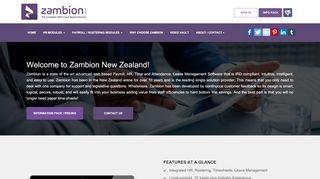 
                            1. zambion.co.nz - New Zealand / Integrated Payroll, HR ...