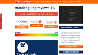 
                            4. zamdengi.top Reviews | check if site is scam or legit ...