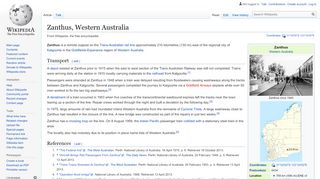 
                            2. Zanthus, Western Australia - Wikipedia