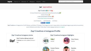 
                            8. Zap! Creatives (@zapcreatives) • Instagram account