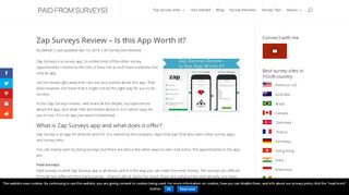 
                            6. Zap Surveys Review – Is this App Worth it?