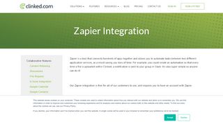 
                            7. Zapier Integration - Clinked