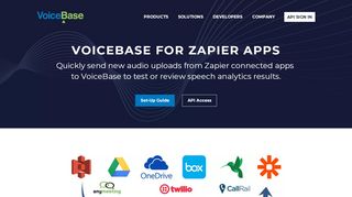 
                            3. Zapier Integration - VoiceBase, Inc.