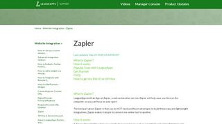
                            7. Zapier - LeagueApps