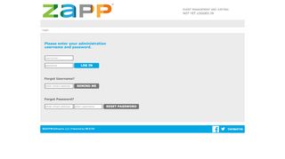 
                            2. ZAPP - Login - admin.zapplication.org