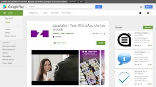 
                            8. zapptales - Your WhatsApp chat as a book - …
